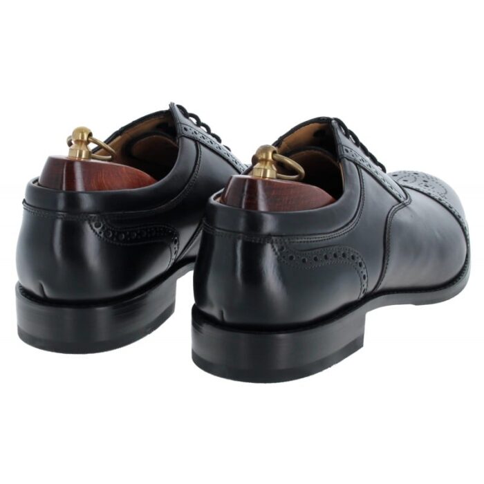 Loake Woodstock Shoes – Black Leather – Mens Shoes - Crep Direct UK