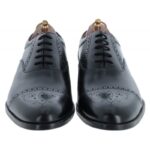 Loake Woodstock Shoes – Black Leather – Mens Shoes - Crep Direct UK