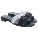 Hispanitas Yakarta HV253881 Mules – Black/White Leather – Womens Sandals, Sliders & Toe Posts - Crep Direct UK Hispanitas Yakarta HV253881 Mules – Black/White Leather – Womens Sandals, Sliders & Toe Posts - Crep Direct UK