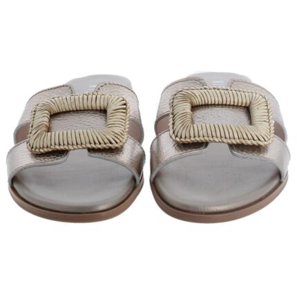 Hispanitas Yakarta HV253881 Mules – Bronze Leather – Womens Sandals, Sliders & Toe Posts - Crep Direct UK