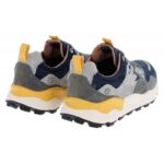 Flower Mountain Yamano 3 Man 2017816 Trainers – Navy / Grey Suede – Mens Shoes - Crep Direct UK