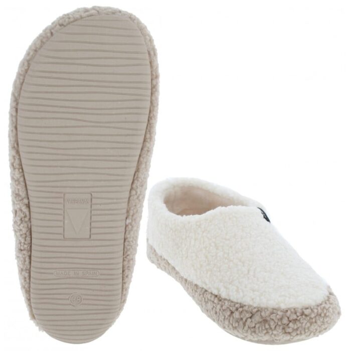 Verbenas Yecla Nairobi Slippers – Cream – Womens Slippers - Crep Direct UK