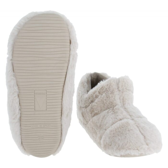 Verbenas Yeti Groseto 73825 Bootie Slippers – Beige – Womens Slippers - Crep Direct UK