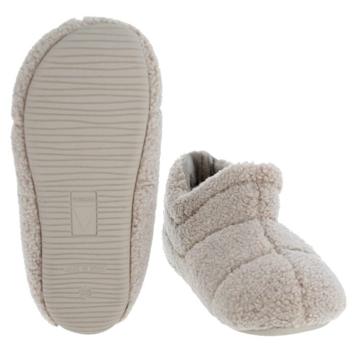 Verbenas Yeti Nairobi 73839 Bootie Slippers – Beige – Womens Slippers - Crep Direct UK