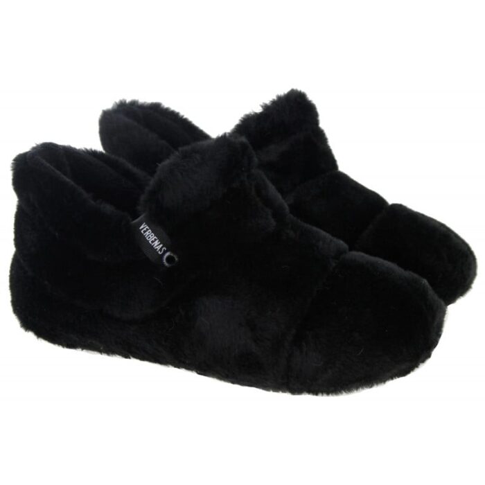 Verbenas Yeti Groseto 73824 Bootie Slipppers – Black – Womens Slippers - Crep Direct UK