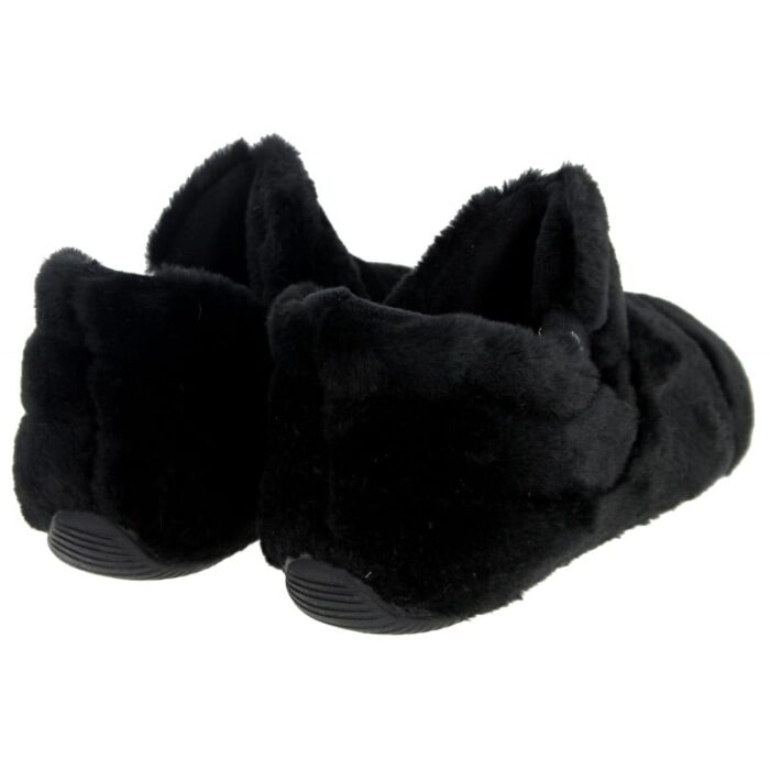 Verbenas Yeti Groseto 73824 Bootie Slipppers – Black – Womens Slippers - Crep Direct UK
