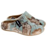 Verbenas York Bloom 73851 Mule Slippers – Salvia – Womens Slippers - Crep Direct UK