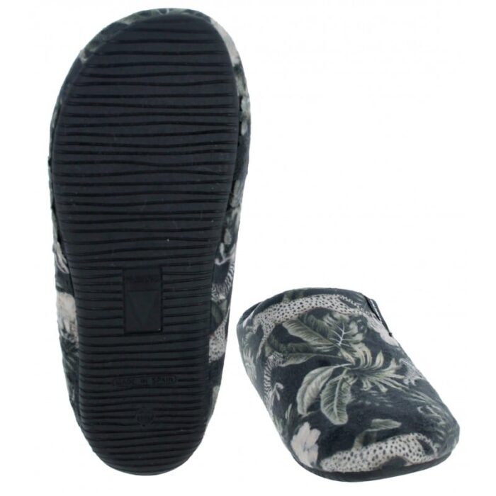 Verbenas York Selva 73855 Mule Slippers – Black – Womens Slippers - Crep Direct UK