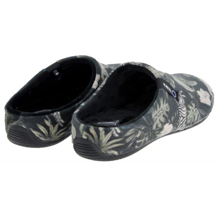 Verbenas York Selva 73855 Mule Slippers – Black – Womens Slippers - Crep Direct UK