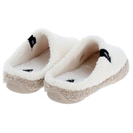 Verbenas Yuma Nairobi Mule Slippers – Cream – Womens Slippers - Crep Direct UK