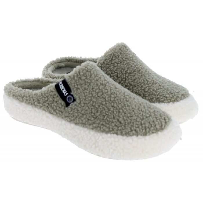 Verbenas Yuma Nairobi Mule Slippers – Green – Womens Slippers - Crep Direct UK