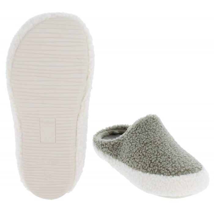 Verbenas Yuma Nairobi Mule Slippers – Green – Womens Slippers - Crep Direct UK