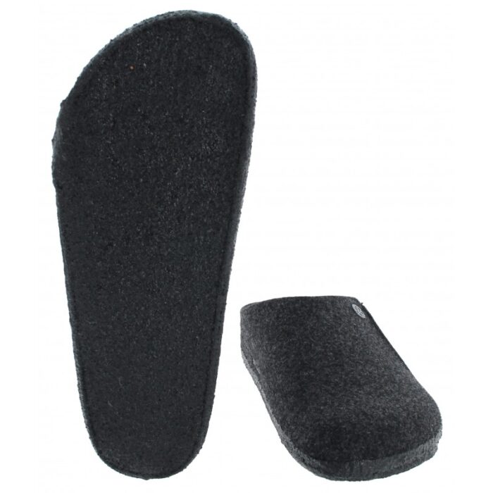 Birkenstock Zermatt Shearling 1015090 Slippers – Anthracite Wool Felt – Mens Slippers - Crep Direct UK