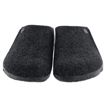 Birkenstock Zermatt Shearling 1015090 Slippers – Anthracite Wool Felt – Mens Slippers - Crep Direct UK