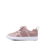 Clarks Ath Flux Toddler Trainers – Pink – Girls First Shoes - Crep Direct UK