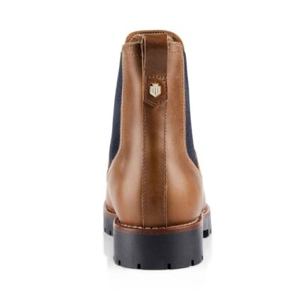Fairfax and Favor Fairfax & Favor Sheepskin Boudica Ankle Boots – Oak Leather – Womens Boots - Crep Direct UK