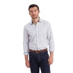Schoffel Baconsthorpe Tailored Shirt 4008 – Vintage Navy Check Cotton – Mens Clothing - Crep Direct UK Schoffel Baconsthorpe Tailored Shirt 4008 – Vintage Navy Check Cotton – Mens Clothing - Crep Direct UK