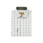 Schoffel Baconsthorpe Tailored Shirt 4008 – Woodland Check Cotton – Mens Clothing - Crep Direct UK