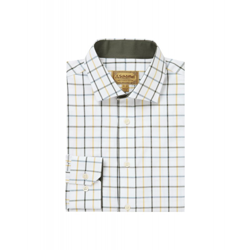 Schoffel Baconsthorpe Tailored Shirt 4008 – Woodland Check Cotton – Mens Clothing - Crep Direct UK Schoffel Baconsthorpe Tailored Shirt 4008 – Woodland Check Cotton – Mens Clothing - Crep Direct UK