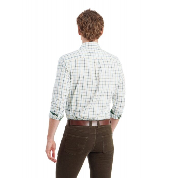 Schoffel Baconsthorpe Tailored Shirt 4008 – Woodland Check Cotton – Mens Clothing - Crep Direct UK