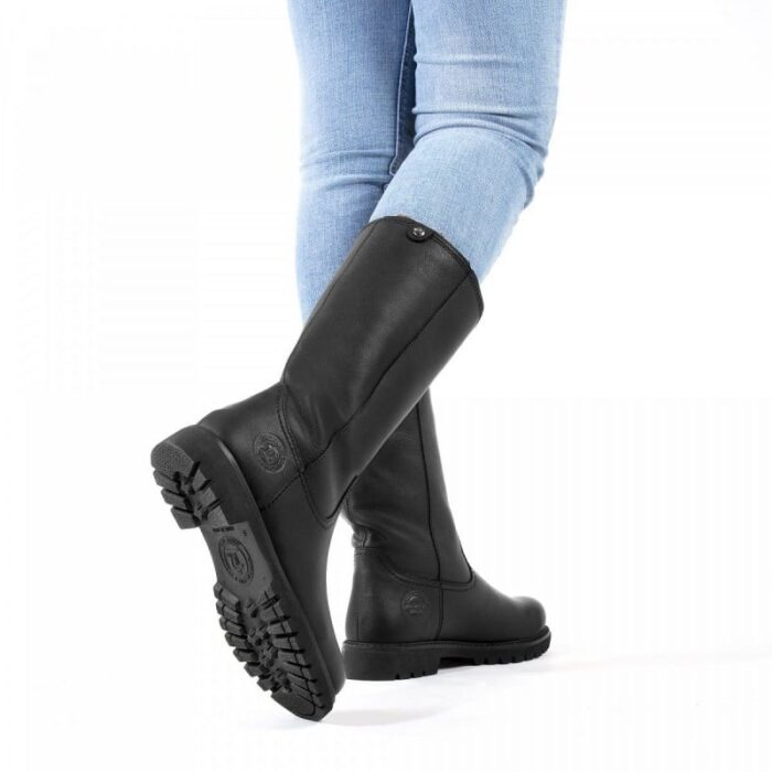 Panama Jack Bambina Boots – Black Leather – Womens Boots - Crep Direct UK