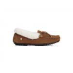 Fairfax and Favor Fairfax & Favor Henley Shearling Lined Slippers – Tan Suede – Womens Slippers - Crep Direct UK
