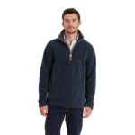 Schoffel Berkeley 1/4 Zip Fleece 21106 – Petrol Blue – Mens Clothing - Crep Direct UK