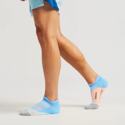 Feetures Elite Light Cushion No Show Tab Socks – Blue Burst – Ladies Clothing - Crep Direct UK
