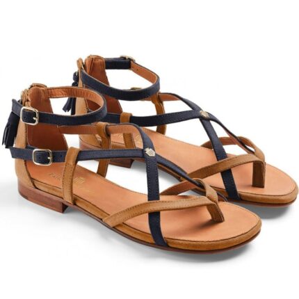 Fairfax and Favor Fairfax & Favor Brancaster Sandals – Tan / Navy – Womens Sandals, Sliders & Toe Posts - Crep Direct UK Fairfax and Favor Fairfax & Favor Brancaster Sandals – Tan / Navy – Womens Sandals, Sliders & Toe Posts - Crep Direct UK