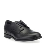Start-Rite Brogue Pri School Shoes – Black Leather – Girls School Shoes - Crep Direct UK