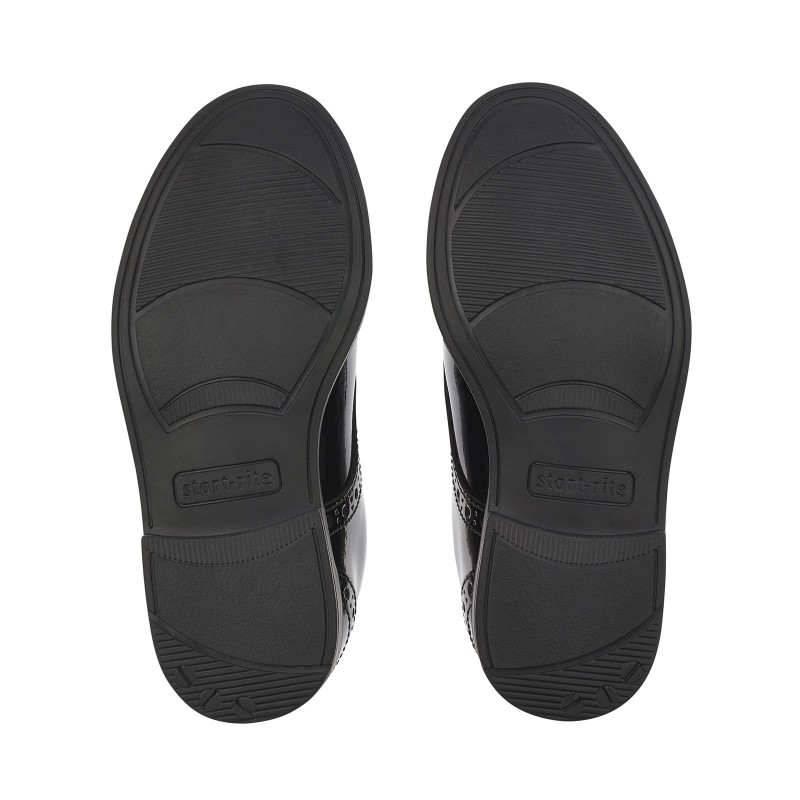 Start-Rite Brogue Pri School Shoes – Black Patent – Girls School Shoes - Crep Direct UK