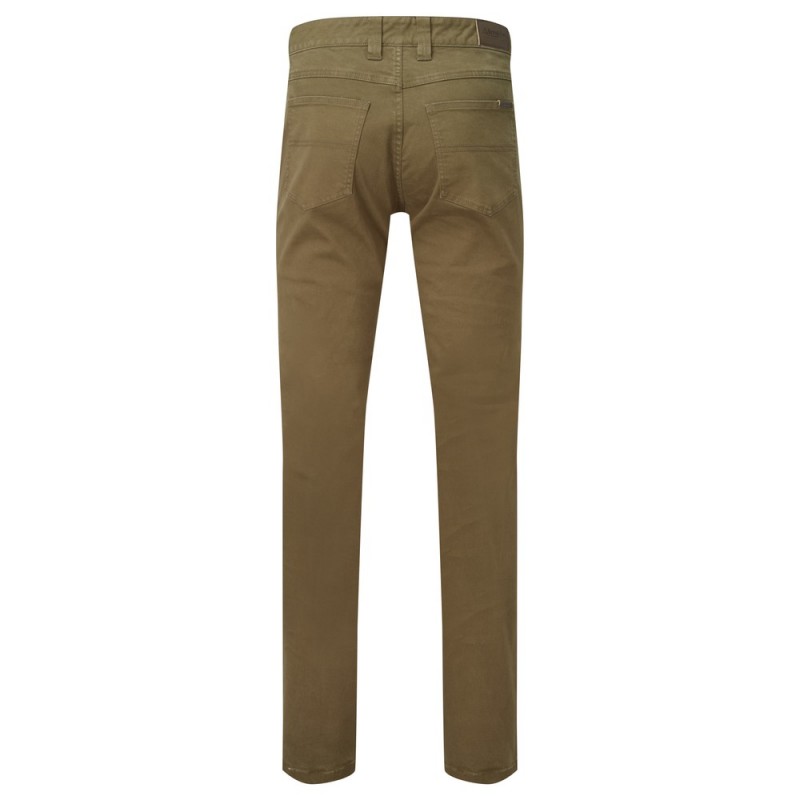 Schoffel Canterbury 5 Pocket Jeans 4215 Regular – Moss – Mens Clothing - Crep Direct UK
