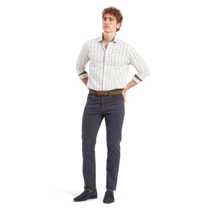 Schoffel Canterbury 5 Pocket Jeans 4215 Regular – Charcoal – Mens Clothing - Crep Direct UK