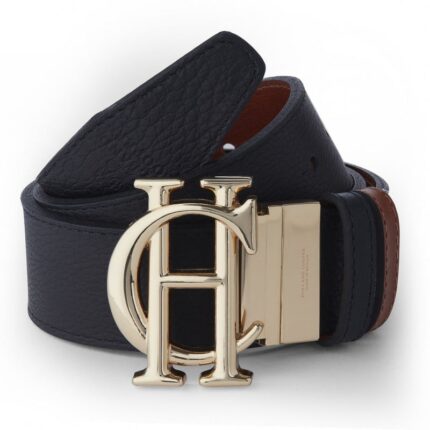 Holland Cooper HC Classic Belt Reversible - Black / Tan Leather - Ladies Clothing