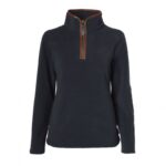 Holland Cooper Country Fleece Half Zip – Ink Navy – Ladies Clothing - Crep Direct UK