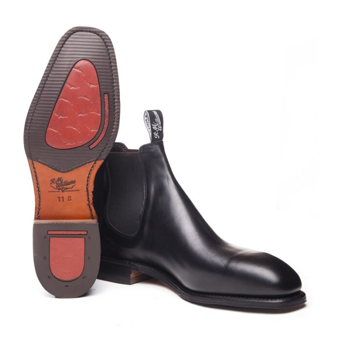 R. M. Williams Dynamic Flex Comfort Craftsman Boots – Black Leather – Mens Boots - Crep Direct UK