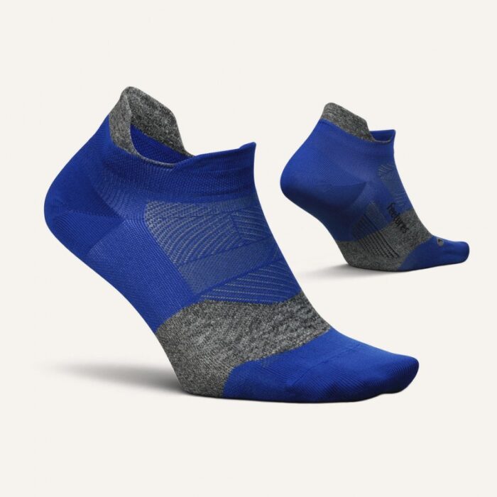 Feetures Elite Ultra Light No Show Tab Socks – Boost Blue – Mens Clothing - Crep Direct UK