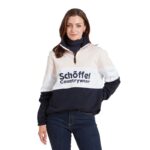 Schoffel Exeter Heritage 1/4 Zip 4045 – Pale Pink Cotton – Mens Clothing - Crep Direct UK