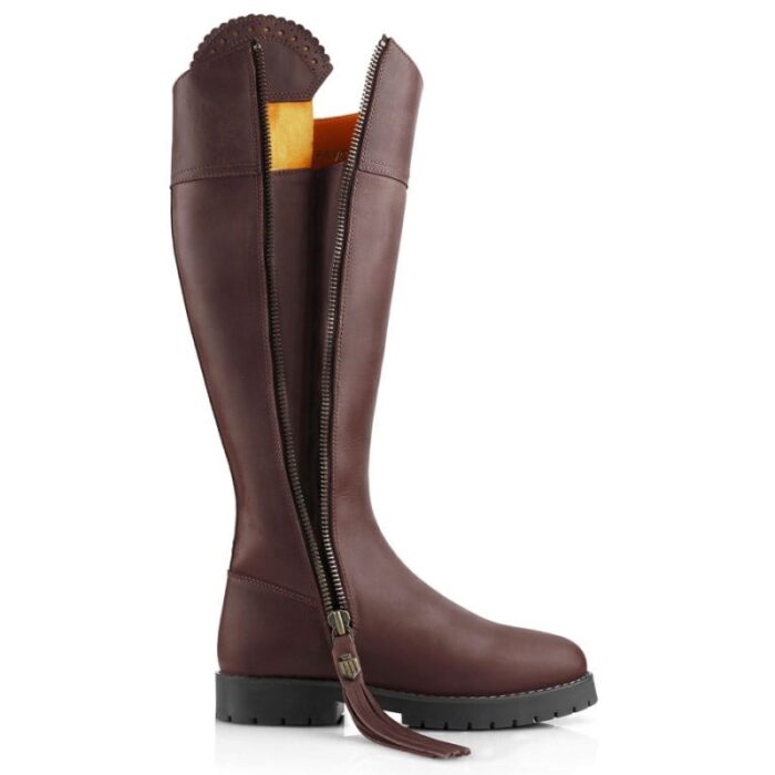 Fairfax and Favor Fairfax & Favor Explorer Regular Fit Boots – Mahogany – Womens Trekking & Outdoor - Crep Direct UK