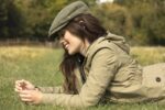 Hicks & Brown Hicks & Brown Felsham Tweed Baker Boy Cap – Green – Ladies Clothing - Crep Direct UK