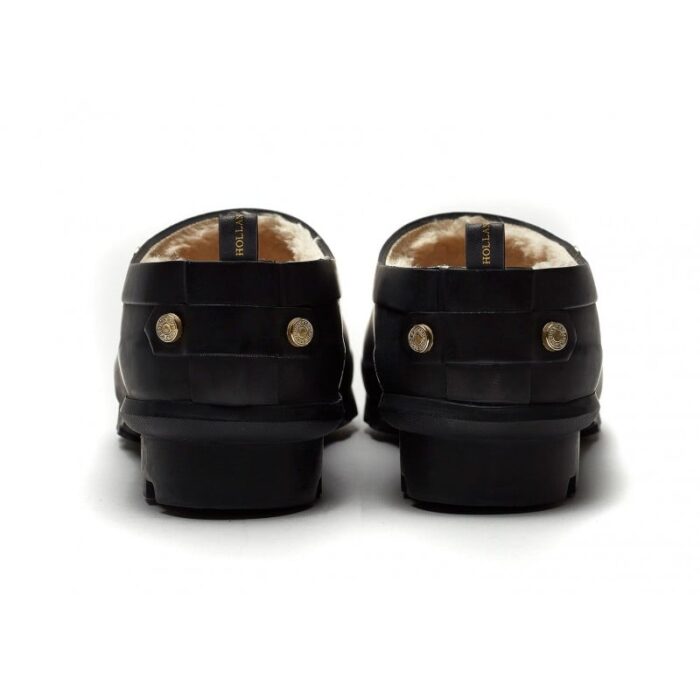 Holland Cooper Gardening Loafer – Black Rubber – Womens Wellingtons - Crep Direct UK
