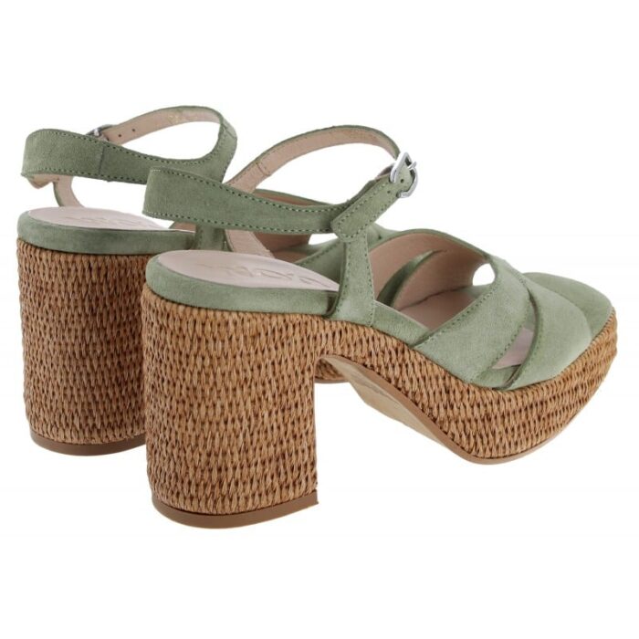 Wonders Giorgia L-1502 High Heel Sandals – Oil Suede – Womens Sandals, Sliders & Toe Posts - Crep Direct UK