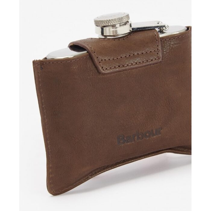 Barbour 4oz Hinged Hip Flask MAC0344 – Brown Leather – Mens Wallets, Bags and Accessories - Crep Direct UK