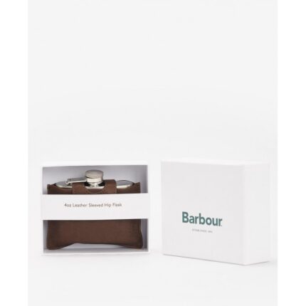 Barbour 4oz Hinged Hip Flask MAC0344 – Brown Leather – Mens Wallets, Bags and Accessories - Crep Direct UK