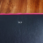 The Golden Boot Golden Boot Leather Portfolio Case – Grey Leather – Mens Wallets, Bags and Accessories - Crep Direct UK