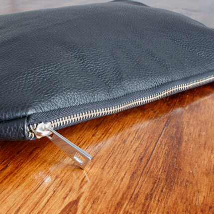 The Golden Boot Golden Boot Leather Portfolio Case – Black Leather – Mens Wallets, Bags and Accessories - Crep Direct UK