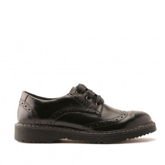 Start-Rite Angry Angels Impulsive School Shoes – Black Patent – Girls School Shoes - Crep Direct UK