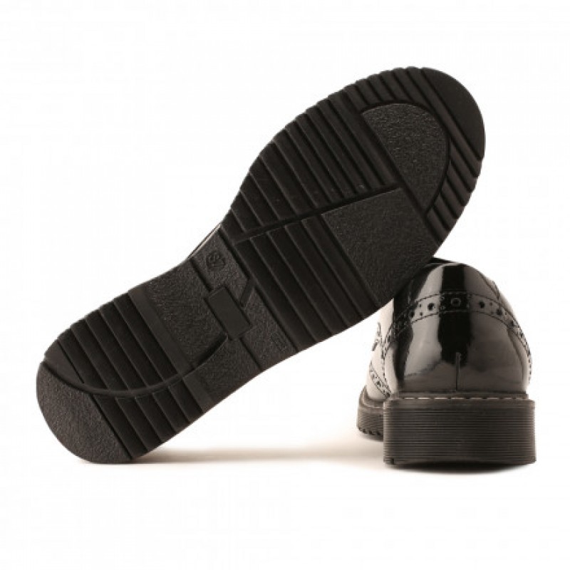 Start-Rite Angry Angels Impulsive School Shoes – Black Patent – Girls School Shoes - Crep Direct UK
