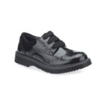 Start-Rite Angry Angels Impulsive School Shoes – Black Patent – Girls School Shoes - Crep Direct UK