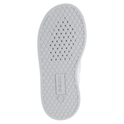 Geox J45LRA Eclyper Trainers – White/Rose Gold – Girls Shoes - Crep Direct UK